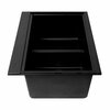 Alfi Brand 33 inch Granite Composite Workstation Undermount Sink w Accessories AB3418DBUM-BLA